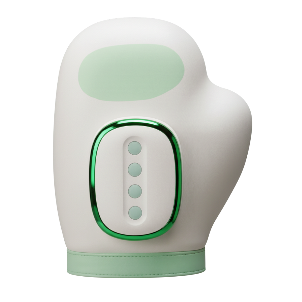 Heat Compression Massage Glove -Green - Ozerty