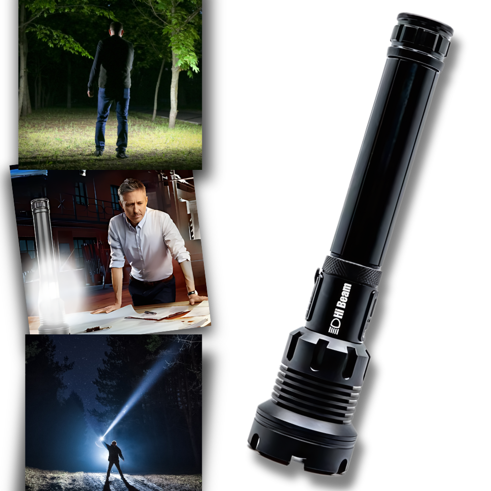 High Beam Rechargeable Led Torch - Ozerty