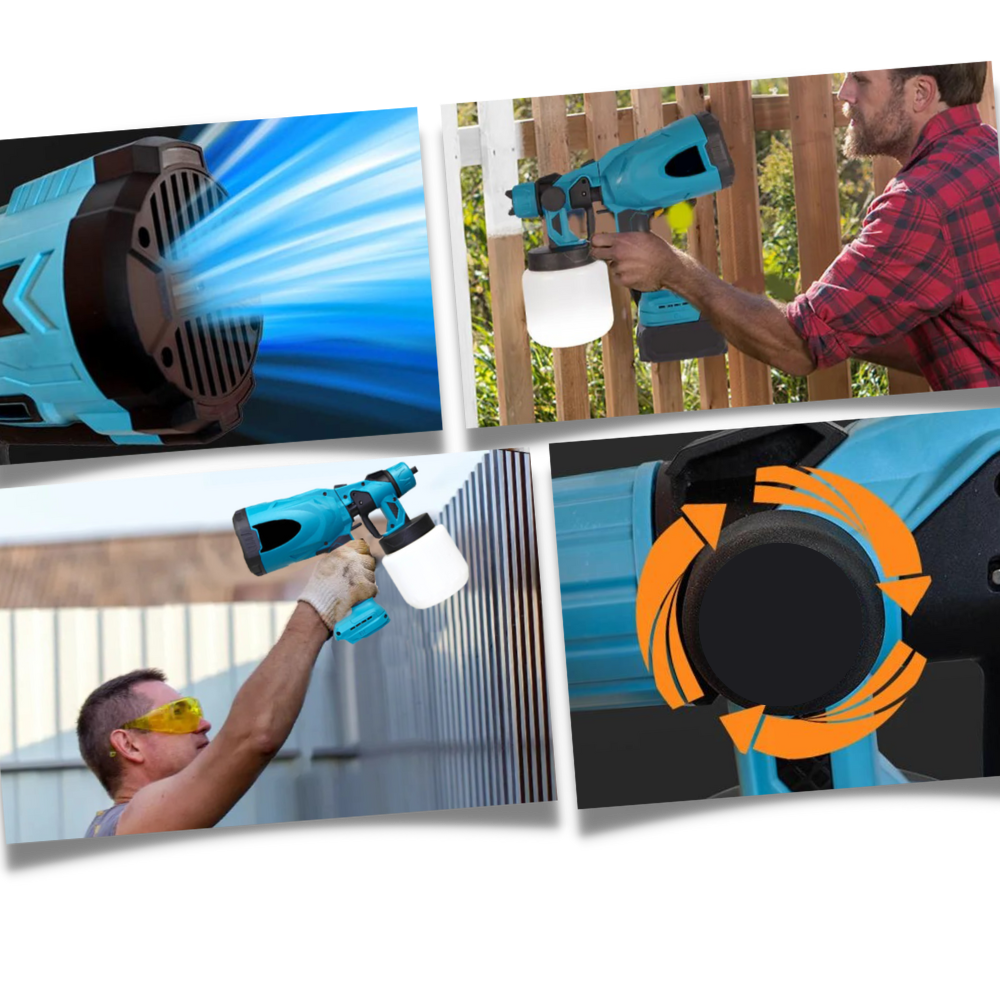 High-pressure Cordless Paint Sprayer Gun - Ozerty