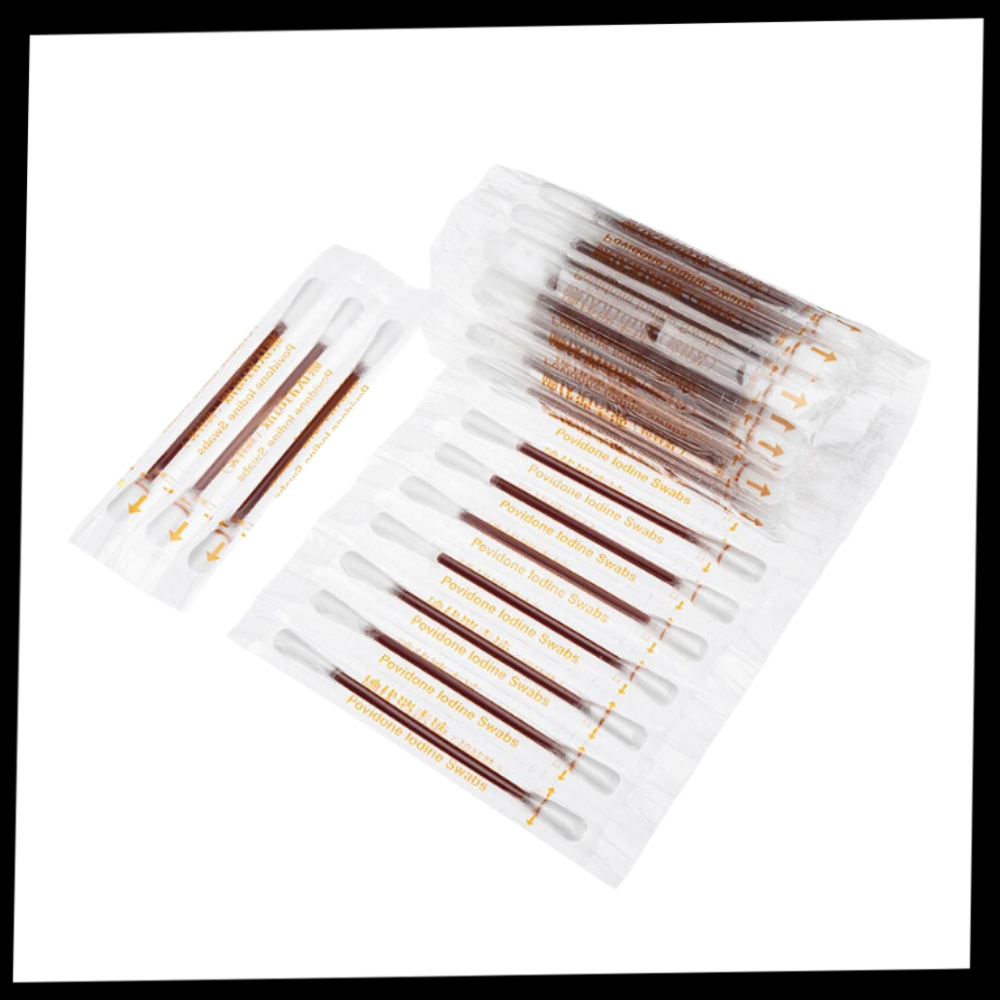 Iodine Alcohol Swabsticks - Ozerty