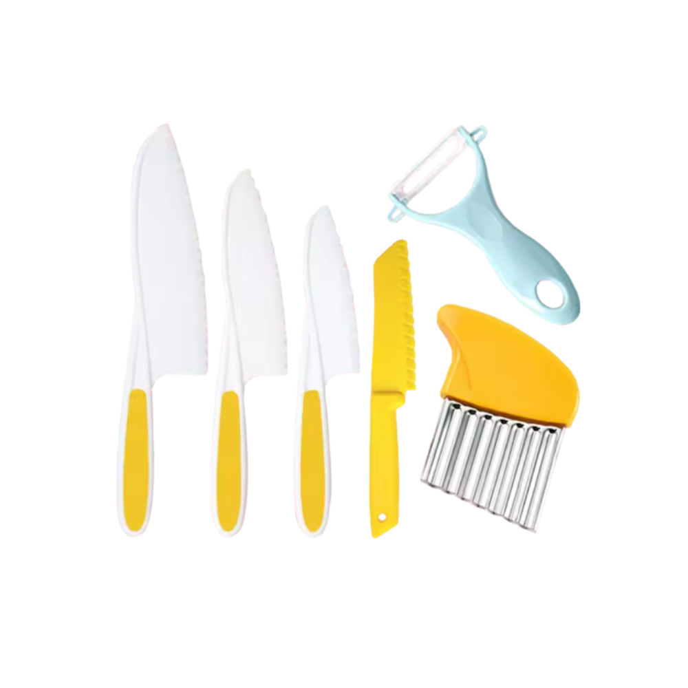 Kid Friendly Kitchen Set Toy -Yellow - Ozerty