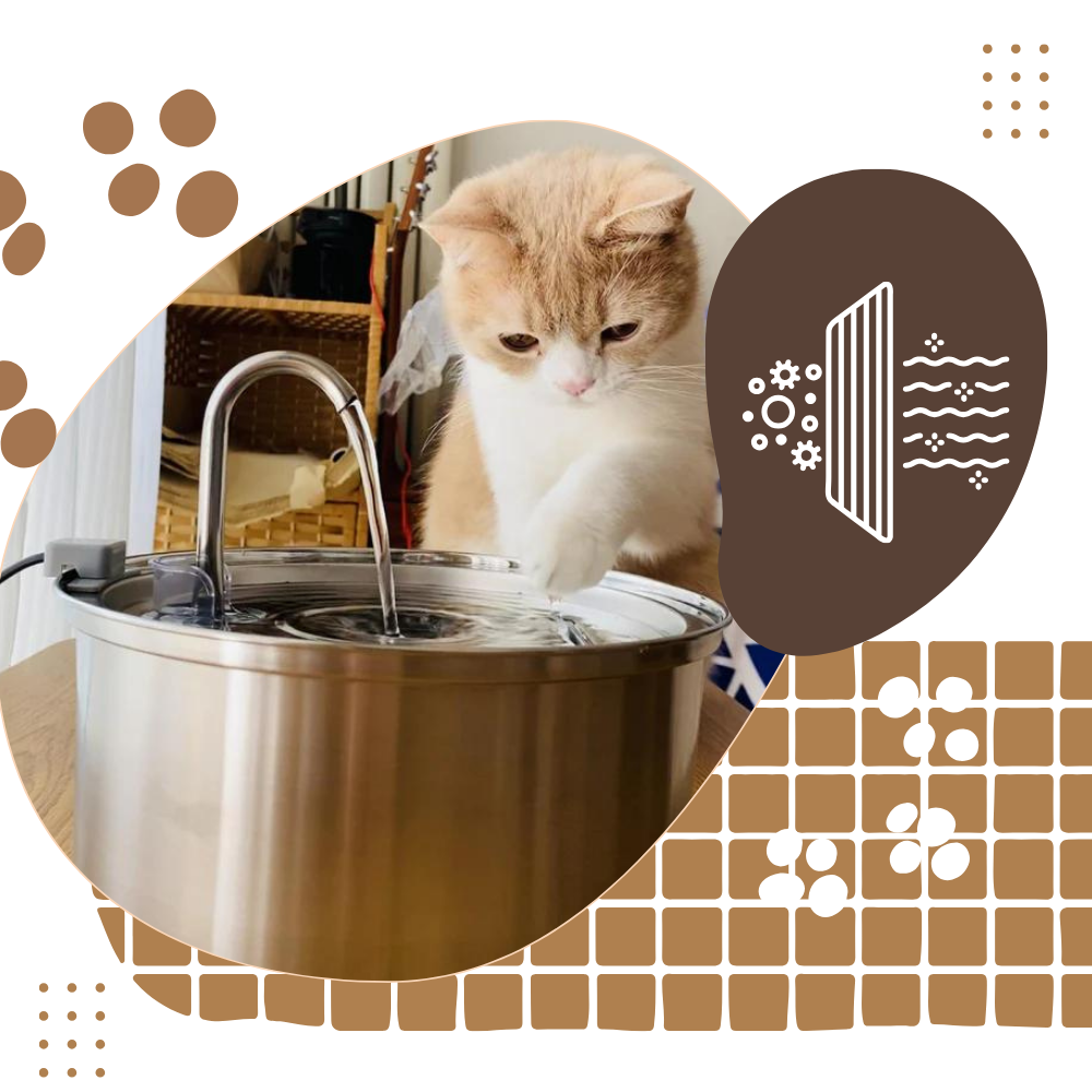 Large Capacity Cat Drinking Fountain - Ozerty