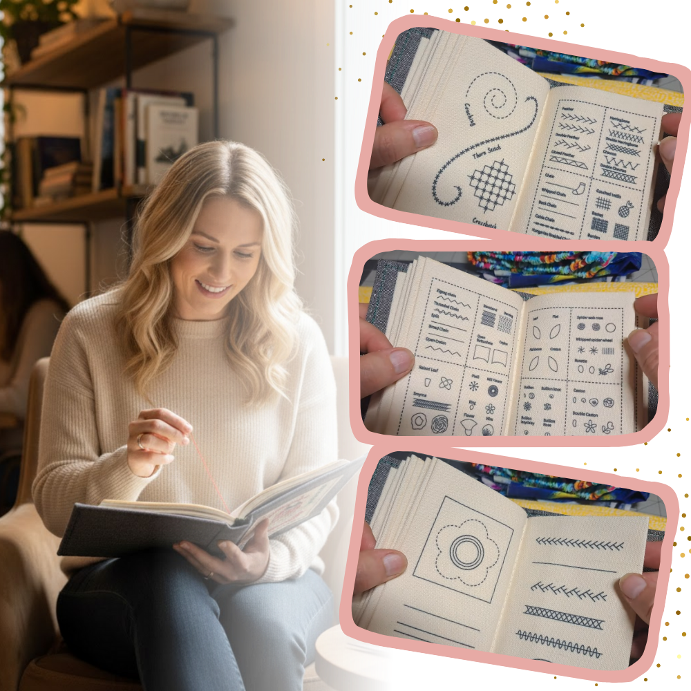 Linen Embroidery Stitch Book - Ozerty