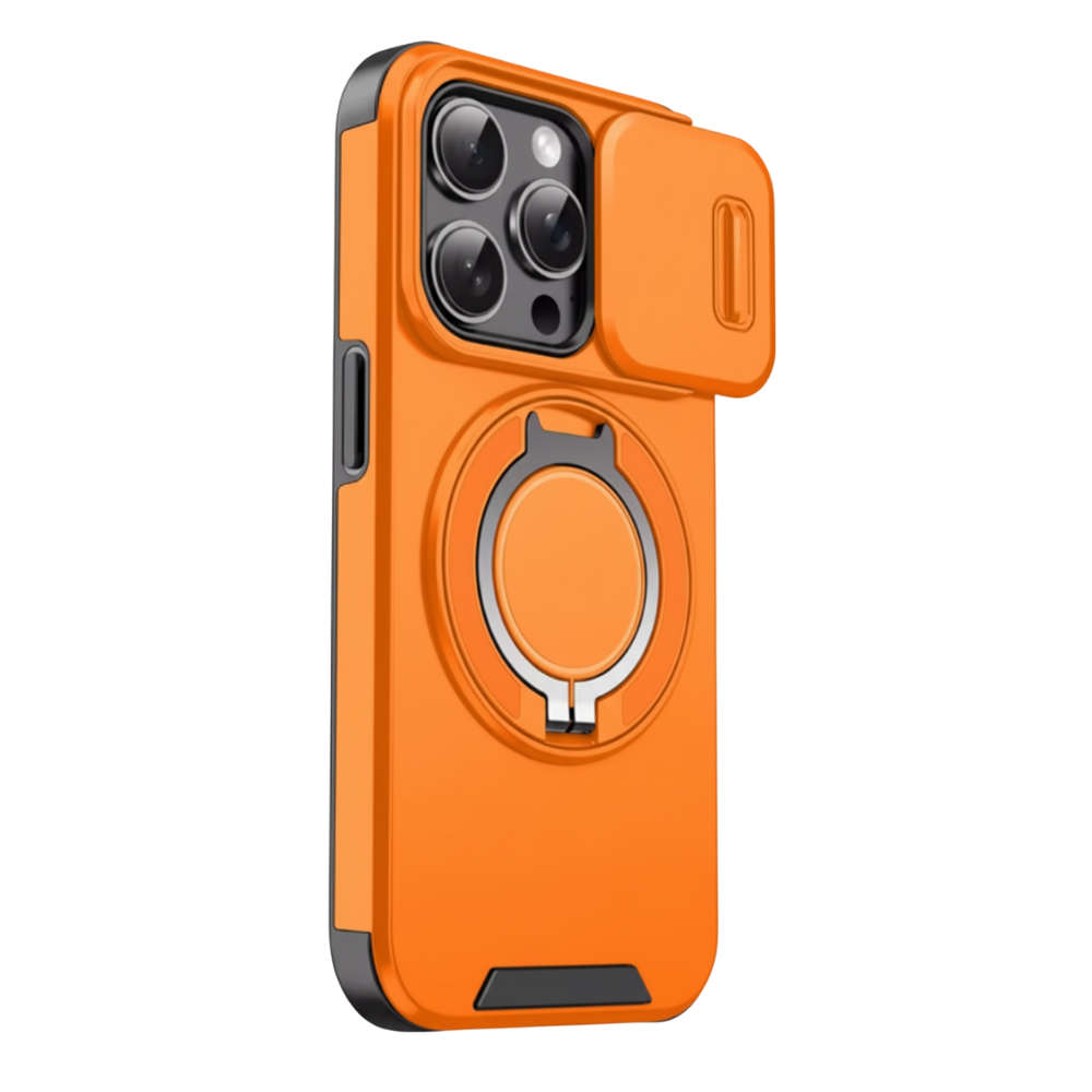 Magnetic Armor Iphone Case -Orange - Ozerty