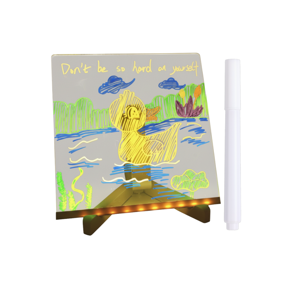 Mesmerizing LED Note Board -20 x 20 cm - Ozerty