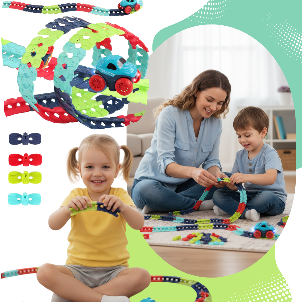 Mini Roller Coaster Race Track - Ozerty