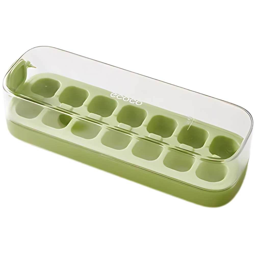 Non-stick Silicone Ice Cube Trays -Green - Ozerty