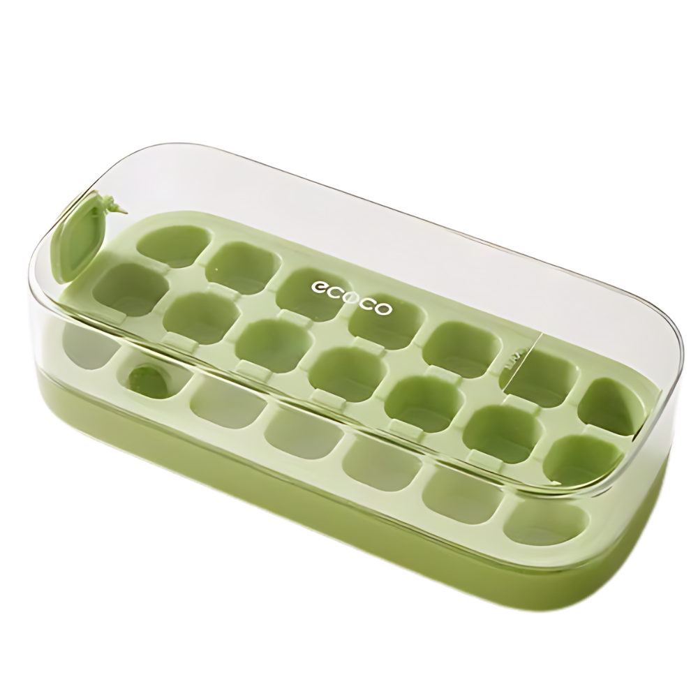 Non-stick Silicone Ice Cube Trays -Green - Ozerty