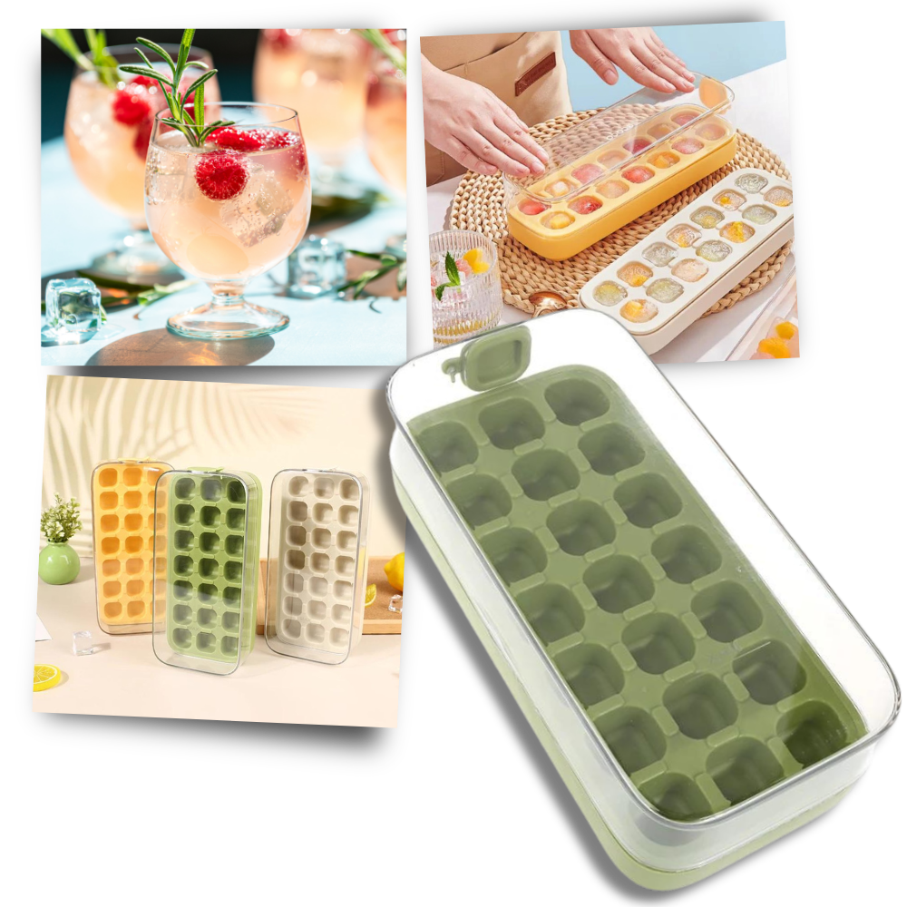 Non-stick Silicone Ice Cube Trays - Ozerty