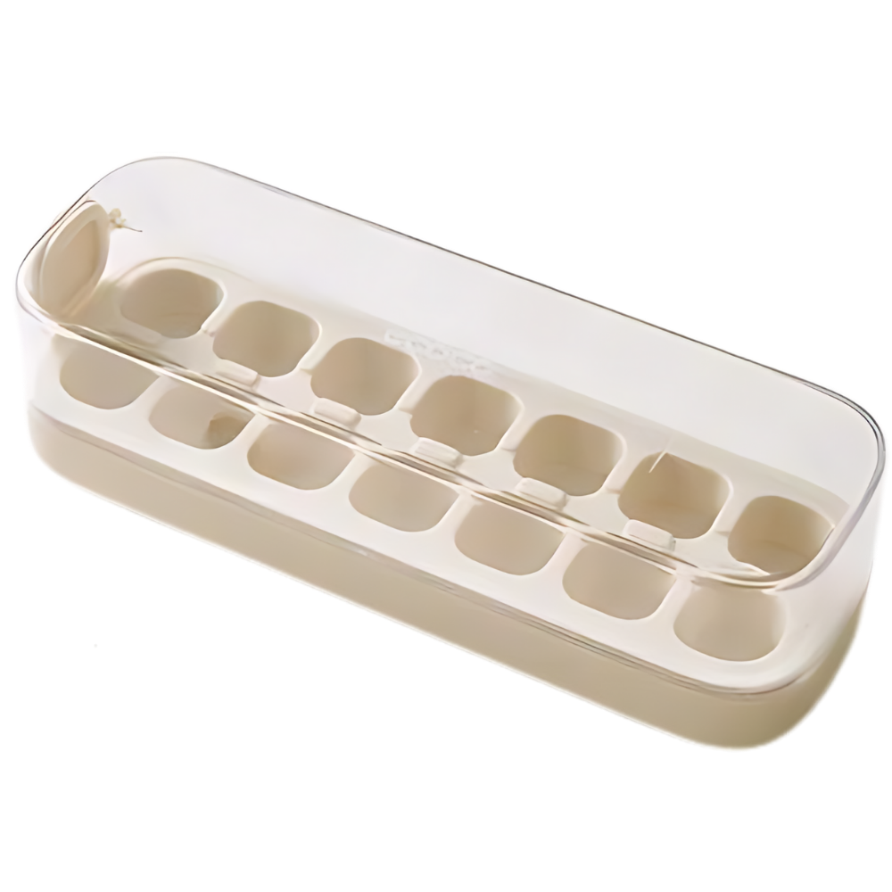 Non-stick Silicone Ice Cube Trays -White - Ozerty