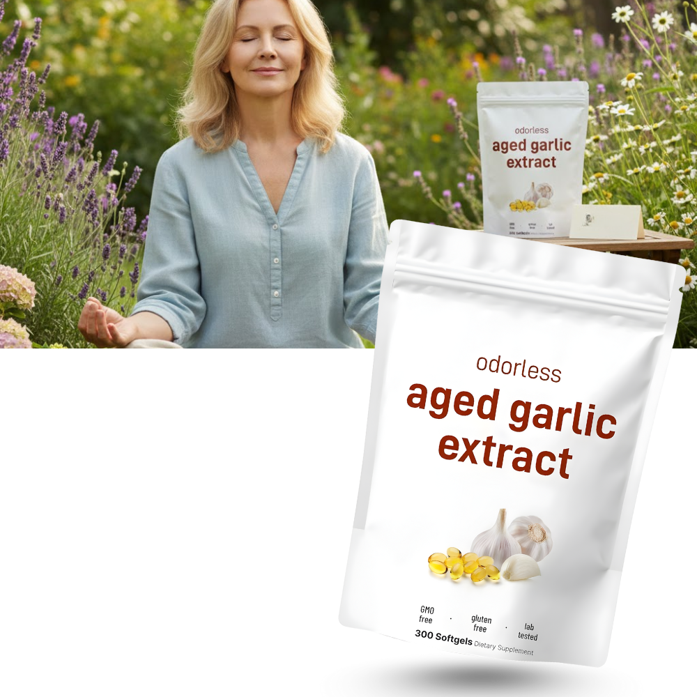 Organic Garlic Extract Soft Gels - Ozerty