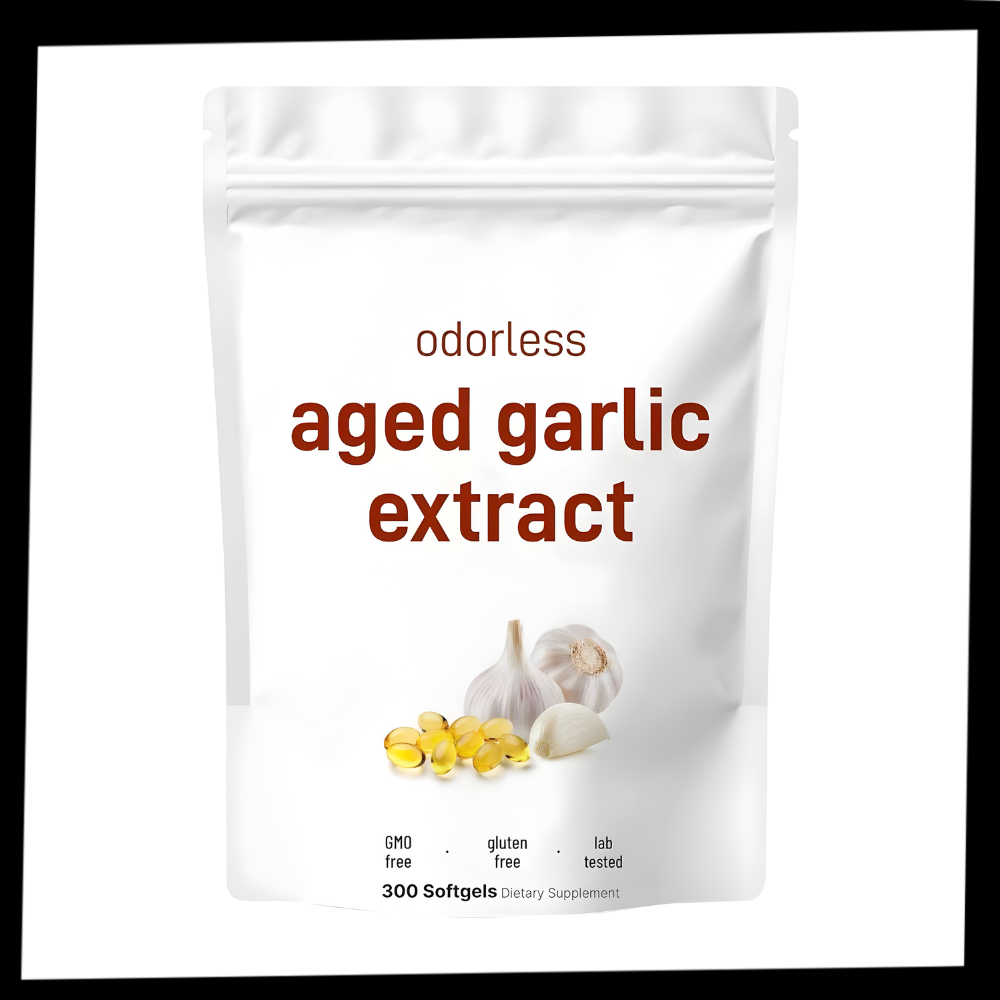 Organic Garlic Extract Soft Gels - Ozerty