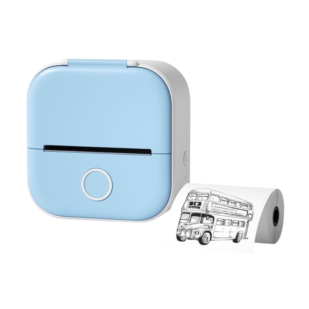 Phomemo Inkless Sticker Printer -Blue - Ozerty