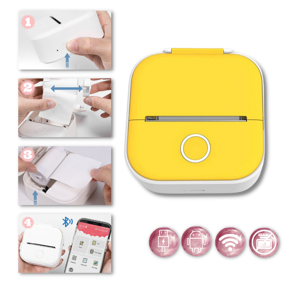 Phomemo Inkless Sticker Printer - Ozerty