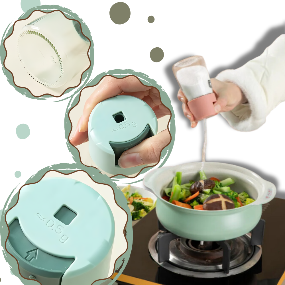 Precise Control Salt and Pepper Shakers - Ozerty