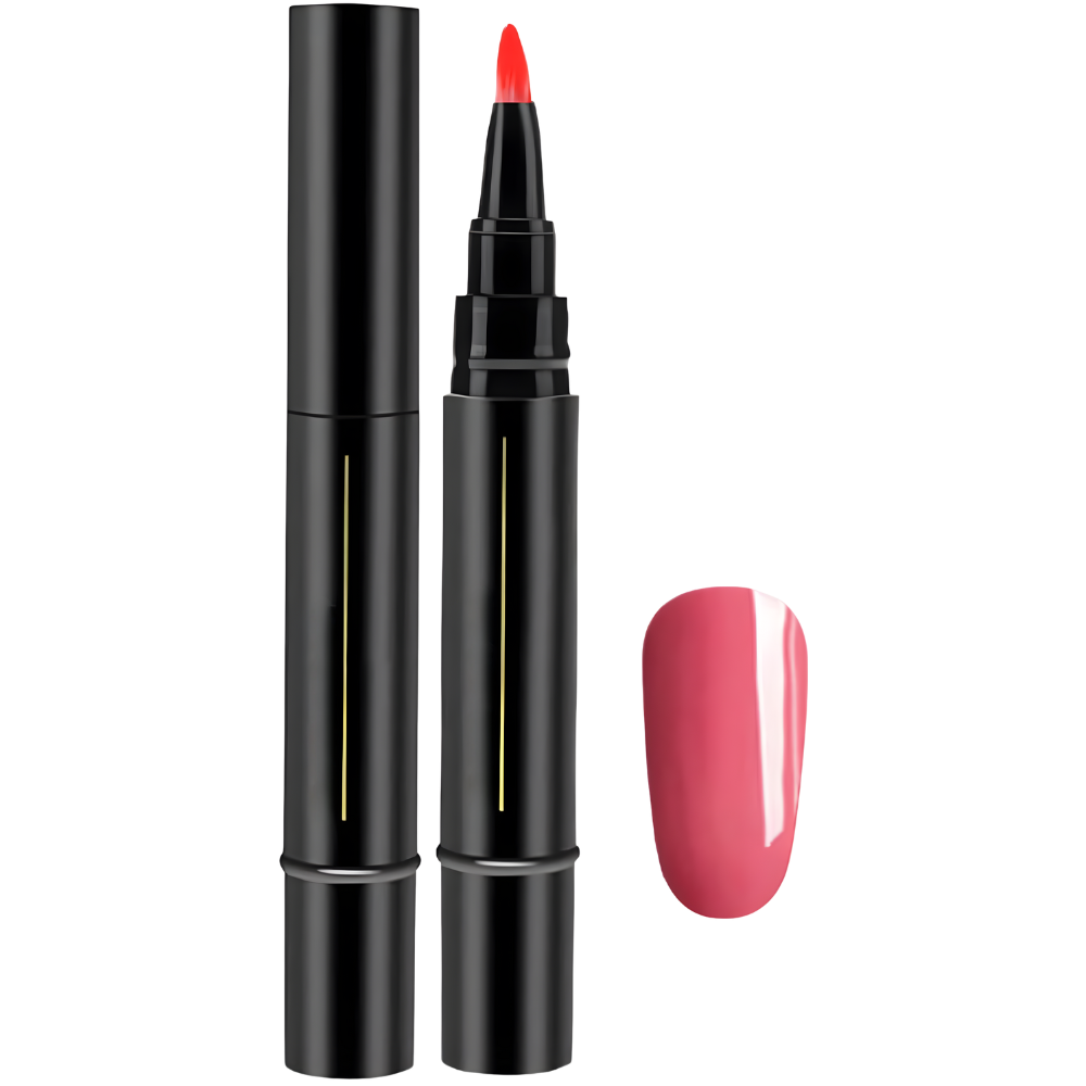 Quick Dry Nail Polish Pen -Peach Pink - Ozerty