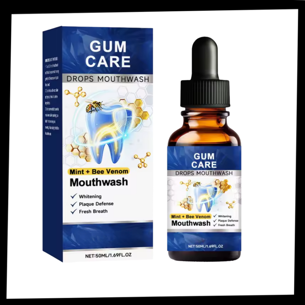 Refreshing White Dental Drops Mouthwash  - Ozerty