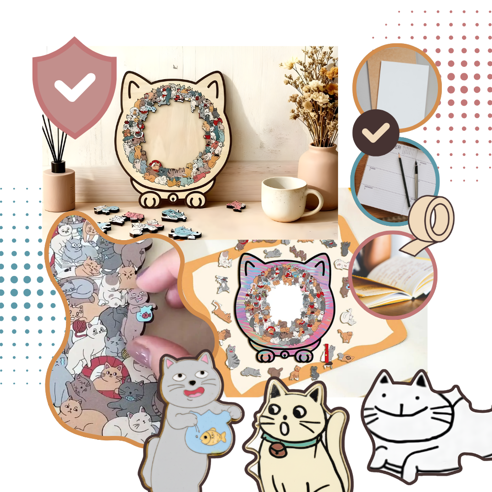Relaxing Jigsaw Cat Puzzle  - Ozerty