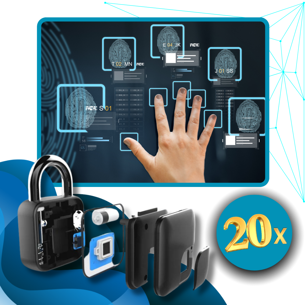 Robust Fingerprint Smart Lock - Ozerty