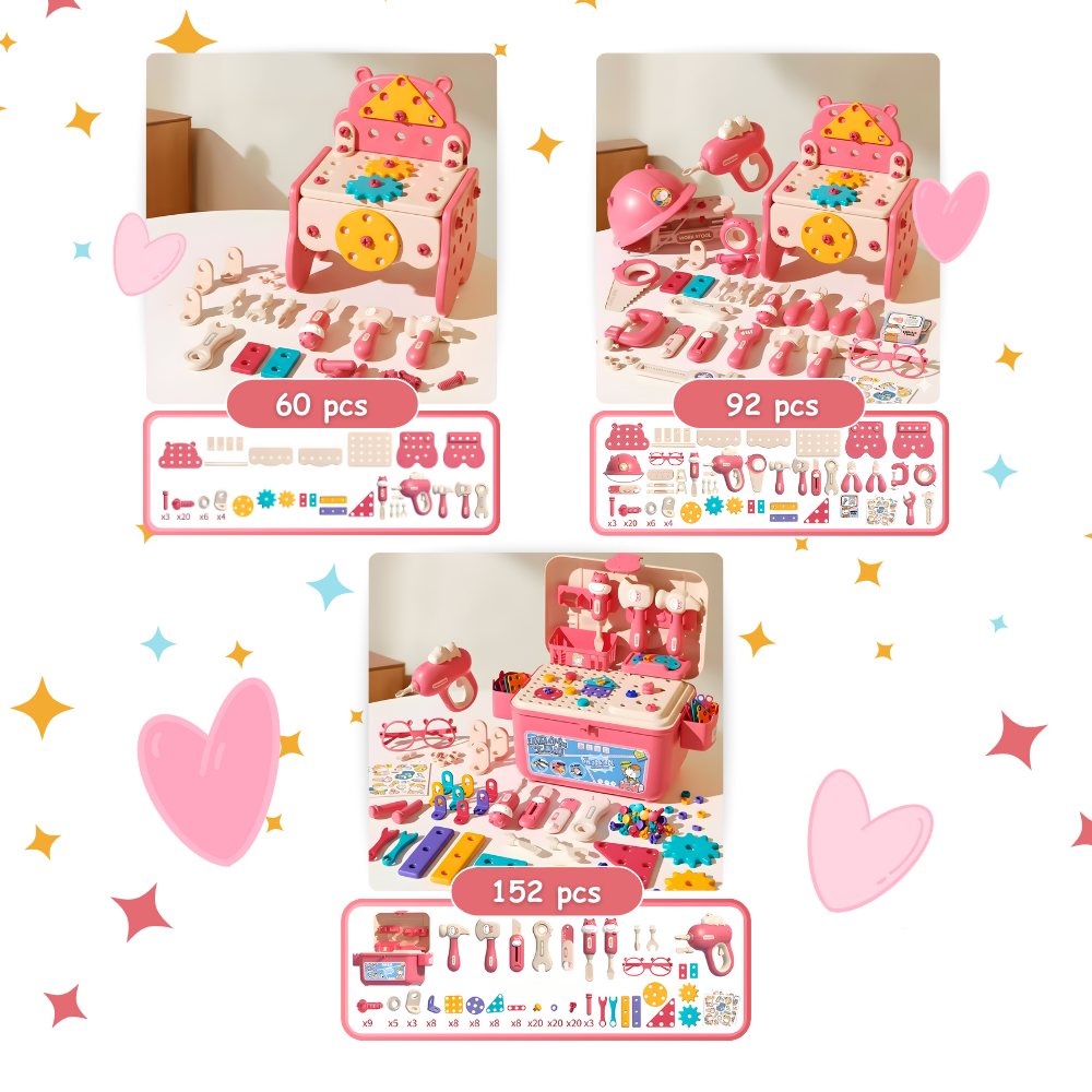 Screw Puzzle Kid Tool Box - Ozerty