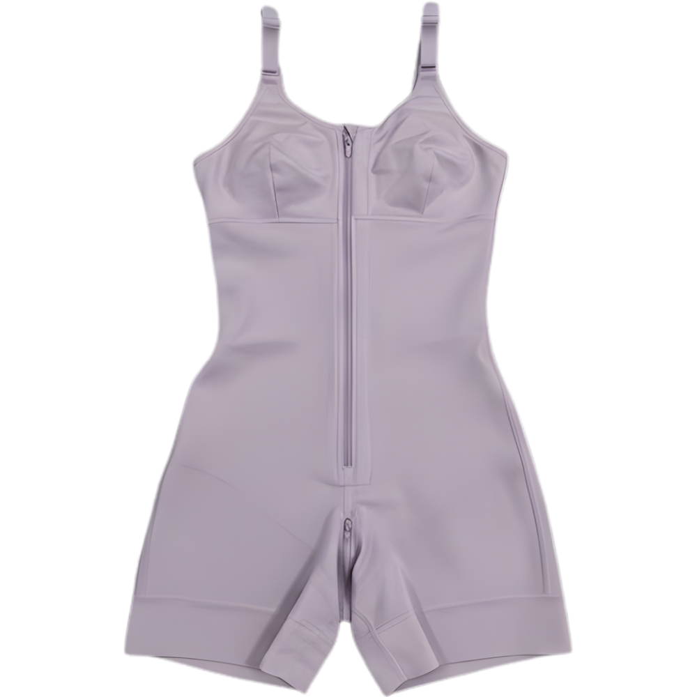 Sculpting Seamless Bodysuit  -Purple Brown - Ozerty
