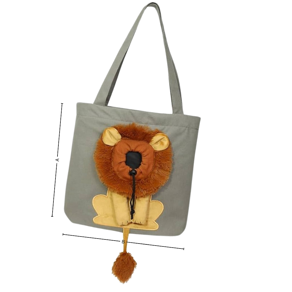 Soft & Breathable Lion Cat Bag - Ozerty