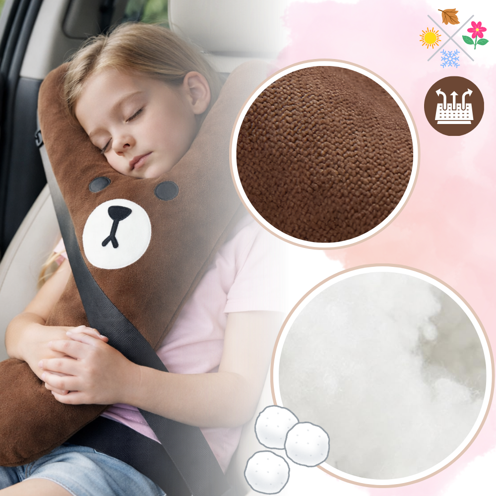 Soft Relief Kid's Seat Belt Pillow  - Ozerty