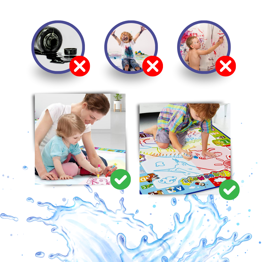 Stimulating Water Doodle Mat - Ozerty