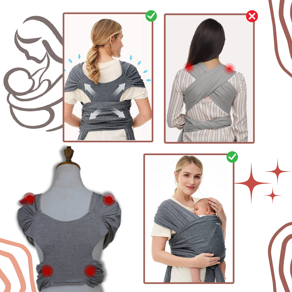 Supportive Breathable Baby Sling - Ozerty