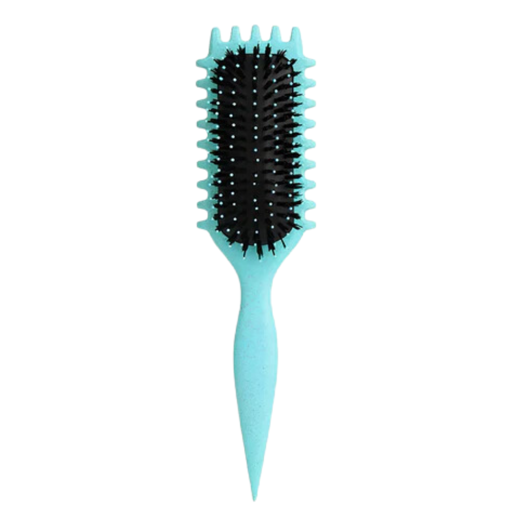 Tangle-Free Curl Defining Brush -Green - Ozerty