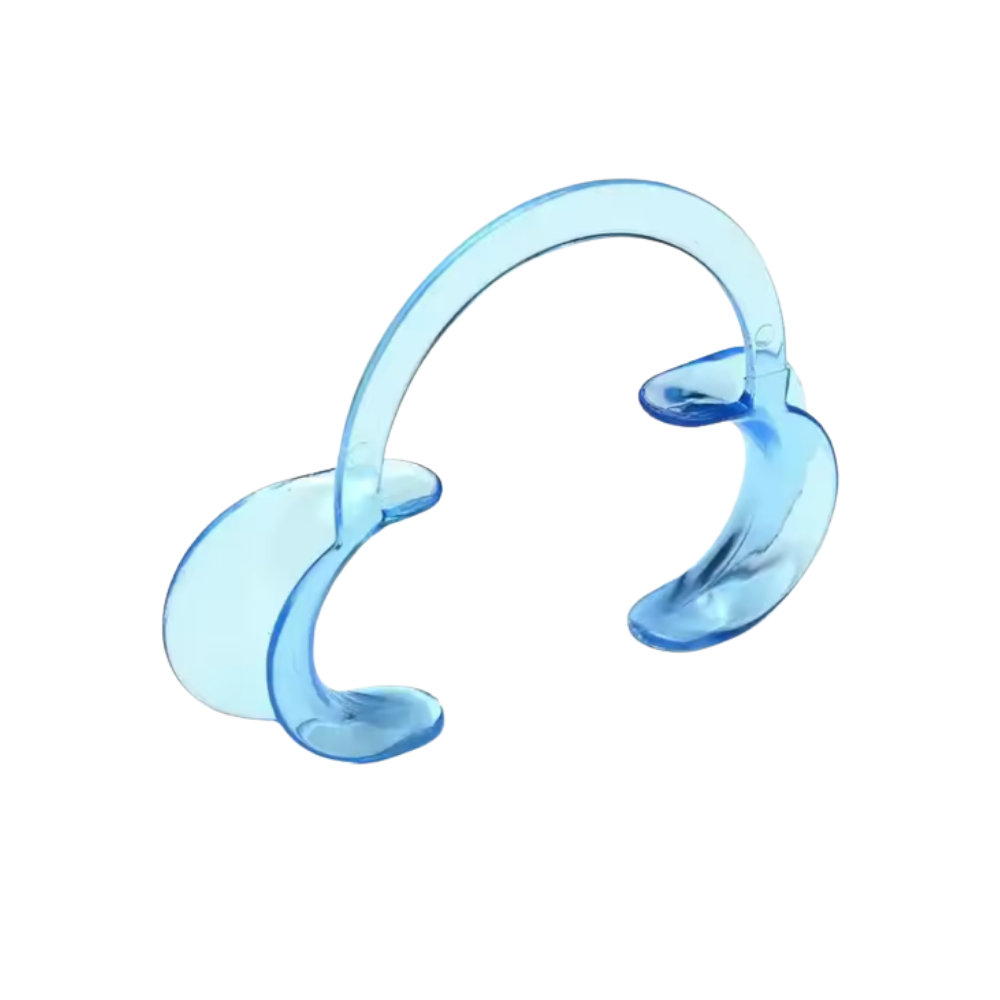 Transparent C-Shape Mouth Opener -Blue - Ozerty