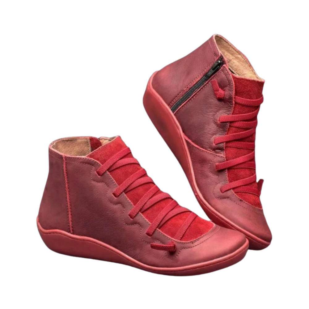 Unisex Trendy Arch Support Boots -Red - Ozerty
