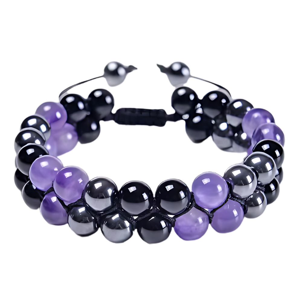 Water Resistant Bracelet Protection -Onyx violet - Ozerty, Water Resistant Bracelet Protection -Raven Lavender - Ozerty