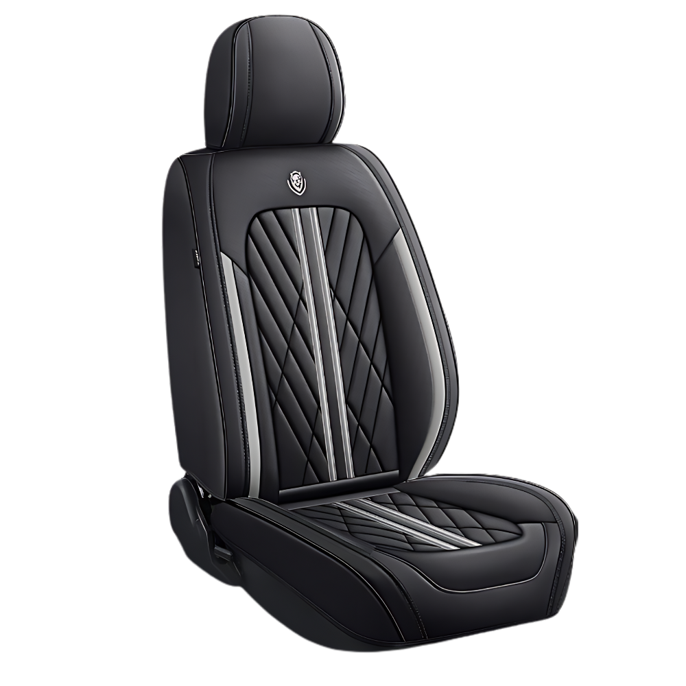 Waterproof Car Seat Protector - Black Grey - Ozerty, Waterproof Car Seat Protector -Black Gray Edge - Ozerty