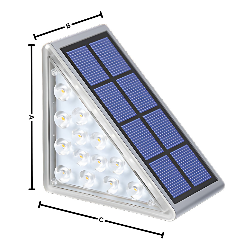 Waterproof Solar Step Lights  - Ozerty