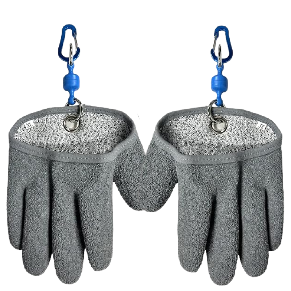 Wear Resistant Fishing Gloves -Grey - Ozerty