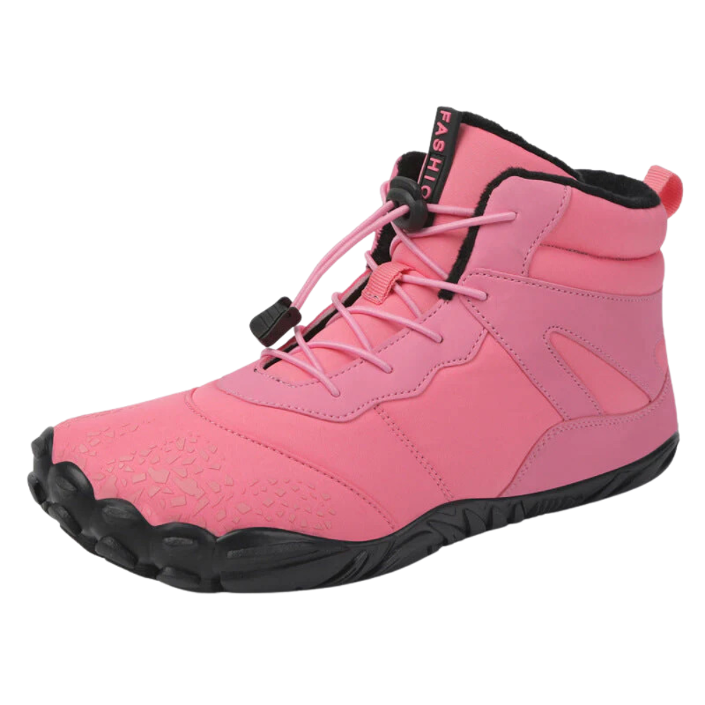 Zero Heel Waterproofing Hiking Shoes -Pink - Ozerty