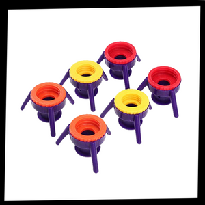 Pack of 6 Versatile Bottle Stand Caps