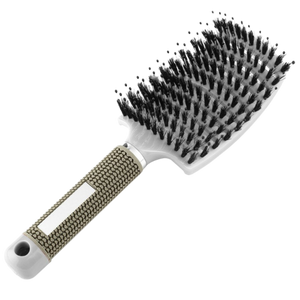 Boar Bristle Massaging Hairbrush