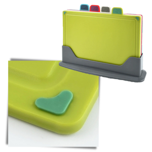 4pcs Chopping Board Set with Holder