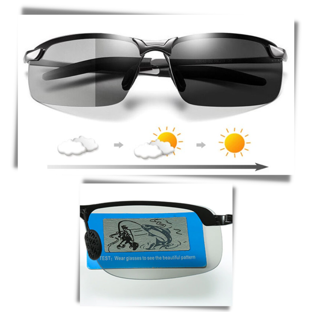 Photochromic UV Sunglasses For Men