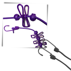 4m Stretch Camping Clothesline with Pegs