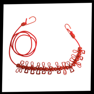 4m Stretch Camping Clothesline with Pegs