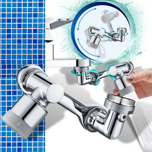 Anti-splash Rotating Water Faucet Extender -