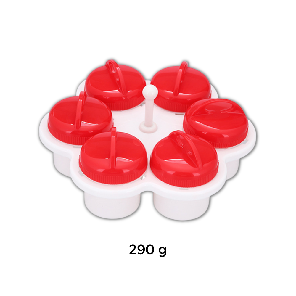 Pack of 6 Fancy Shape Egg Cookers