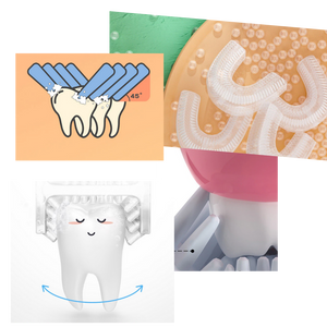 Electric U-Shaped Toothbrush for Kids