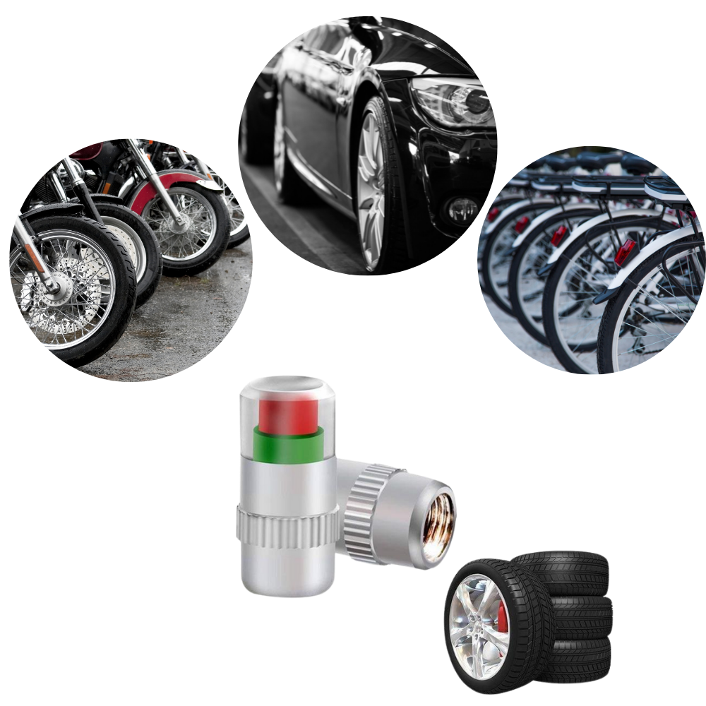 Pack of 4 Car Tire Pressure Sensors