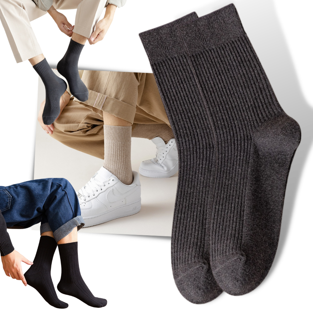 Men's Ribbed Socks (2 Pairs) -