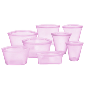 8-Pack Reusable Food Silicone Bags