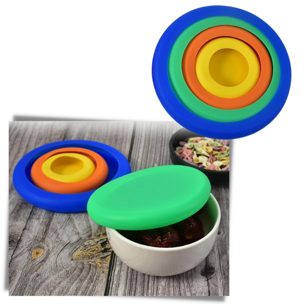 Pack of 4 Silicone Cover Lids